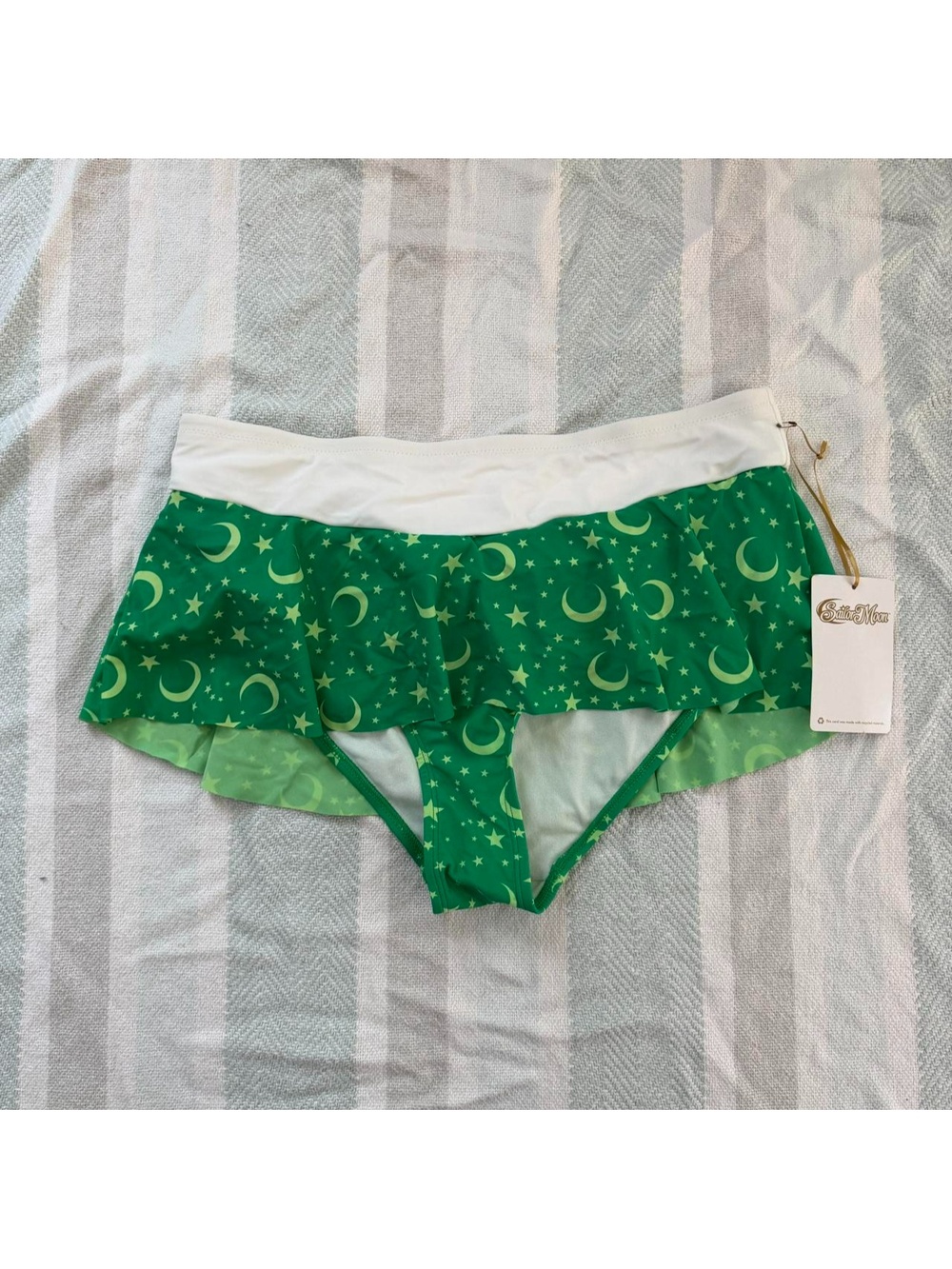 NWT Sailor Moon Sailor Jupiter Cosplay Skirted Swim Bottoms